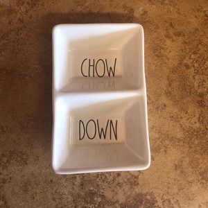 Rae Dunn artisan collection divided plate